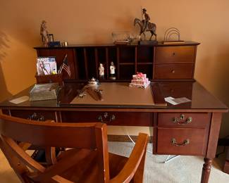 Fine Bombay Desk and Chair
