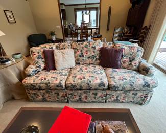 Floral sofa