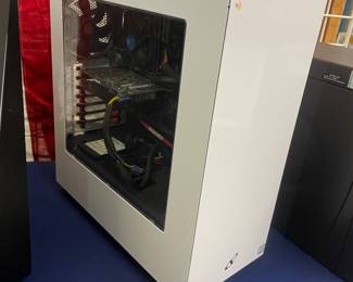 CyberPowerPC gaming tower.