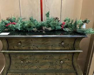 marble top buffet