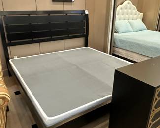 King platform bed