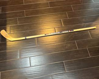 Signed Oshe hockey stick.