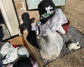 goose w/clothing
