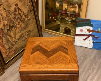 Small Italian side table. Heavy