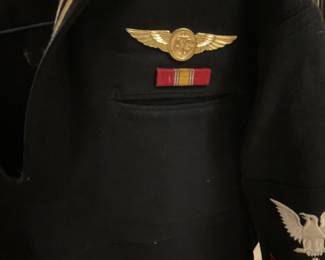 USA Navy uniforms, medals/awards  & Pea coat. 
