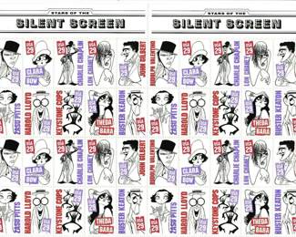 USPS Silent Screen Stars Postage Stamps 