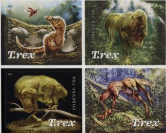 USPS T. Rex Forever Stamps 