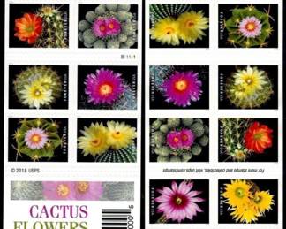 USPS Cactus Flowers Forever Stamps 