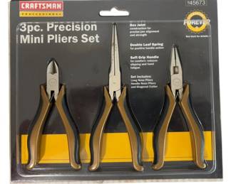 Craftsman 3PC Precision Mini Pliers Set 