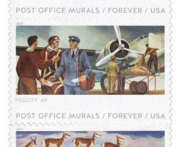 USPS Post Office Murals Forever Stamps 