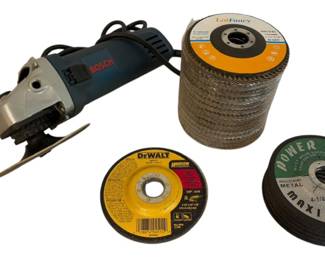 Angle Grinder Supplies in Bucket 