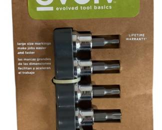 EVOLV 7PC Torx Bit Socket Set NiB 