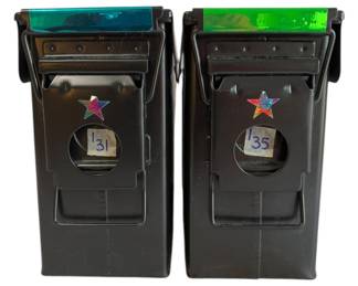 Black Metal Ammo Cans 