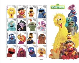 USPS Sesame Street Forever Stamps 