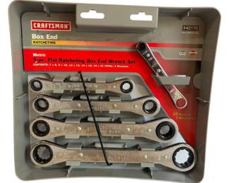 Craftsman 5PC Ratcheting Wrench Set 