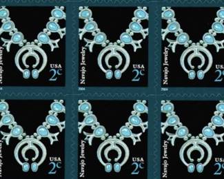 USPS Navajo Jewelry Postage Stamps 