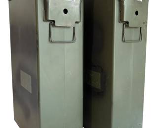 Green Metal Ammo Cans 