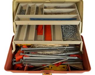 Orange Yellow Tool Box 