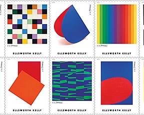 USPS Ellsworth Kelly Forever Stamps 