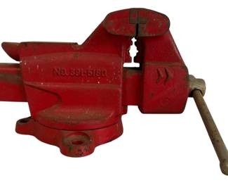 Vintage Clamp on Red Vise 