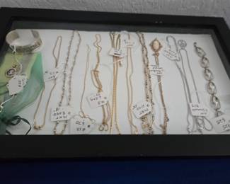 14/18kt chairs. Sterling Bracelets