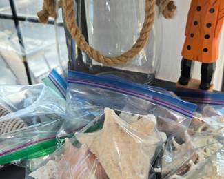 Sea Shells, Class Container with Rope Handle