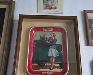 Coke Tray, Framed