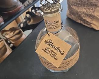 Empty Bottle with Jockey Bottle Cork Topper