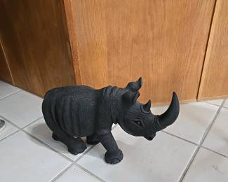 African Soapstone Rhino