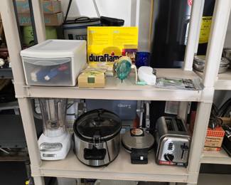 Crock Pot, Toaster, Blender + Misc