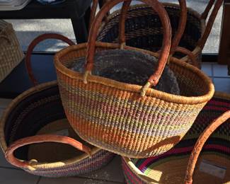 Bolga Baskets from Africa, Hand Made