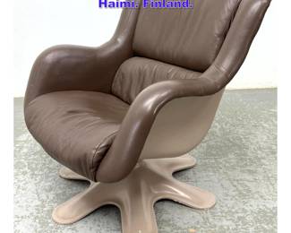 Lot 878 Yrjo Kukkapuro Lounge Chair for Haimi. Finland. 