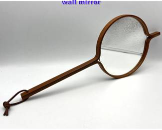 Lot 727 Vintage Bech and Starup teak handwall mirror 