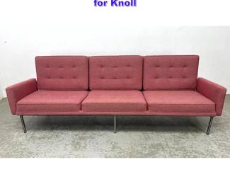 Lot 1326 Florence Knoll Parallel Bar Sofa for Knoll