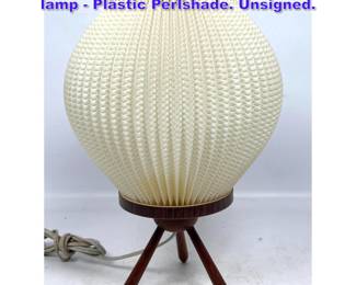 Lot 905 Svend Aage Holm Sorenson Table lamp Plastic Perlshade. Unsigned. 