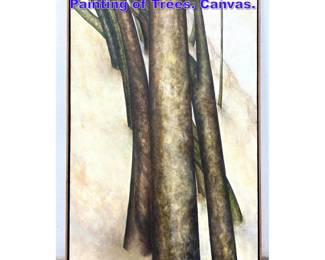 Lot 1311 SOHRAB SEPEHRI Abstract Modern Painting of Trees. Canvas. 