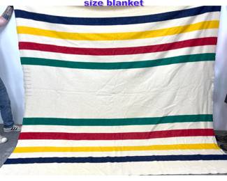 Lot 1084 Hudson Bay Blanket 8 point king size blanket 
