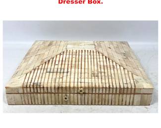 Lot 1783 Maitland Smith Style Bone Dresser Box.