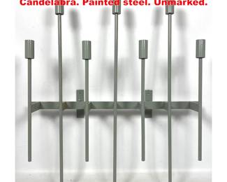 Lot 2030 Donald Drumm Raymor Wall Mount Candelabra. Painted steel. Unmarked.