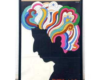 Lot 1703 Milton Glaser Bob Dylan poster