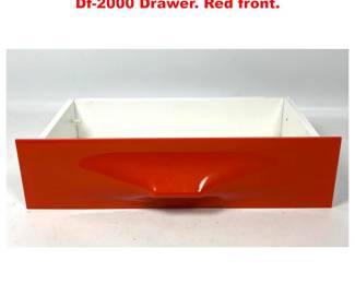 Lot 2132 1969 Mod Plastic Raymond Loewy Df2000 Drawer. Red front.
