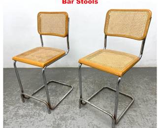 Lot 1957 Marcel Breuer Style Cesca Bar Stools