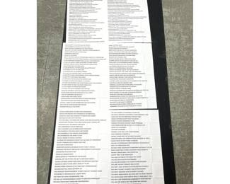 Lot 1705 Set of 6 JENNY HOLZER Truisms