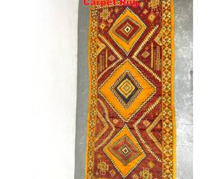 Lot 1915 Vintage Handmade Moroccan Carpet Rug.