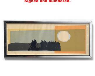 Lot 1840 L. McMillan print WAIT. 1112. Signed and numbered.