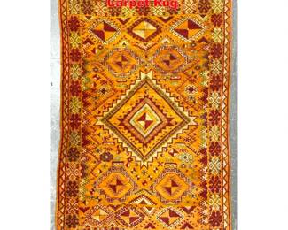Lot 1917 Vintage Moroccan Handmade Carpet Rug.