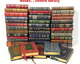 Lot 2147 41 Franklin library Leather Bound Books. , Oxford library.