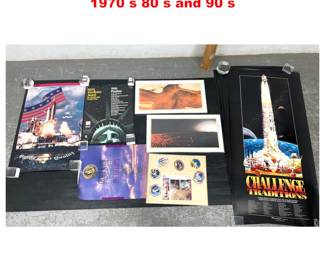 Lot 1808 Large Collection of NASA Posters, 1970 s 80 s and 90 s