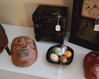 Interesting antique masks