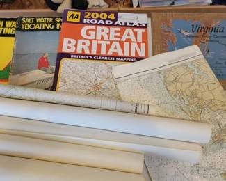 Collection of charts and maps